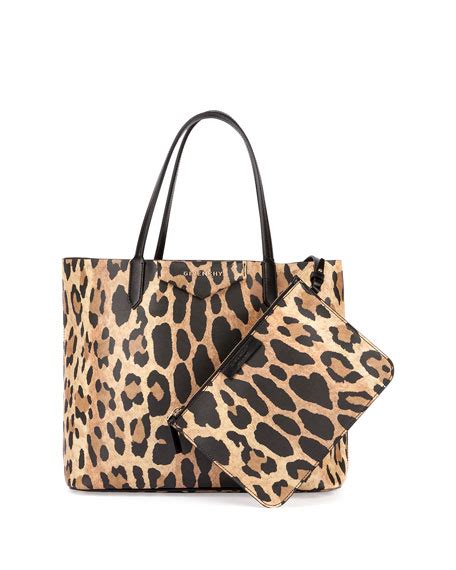 givenchy antigona small leather shopping tote animal print|small antigona leather satchel Givenchy.